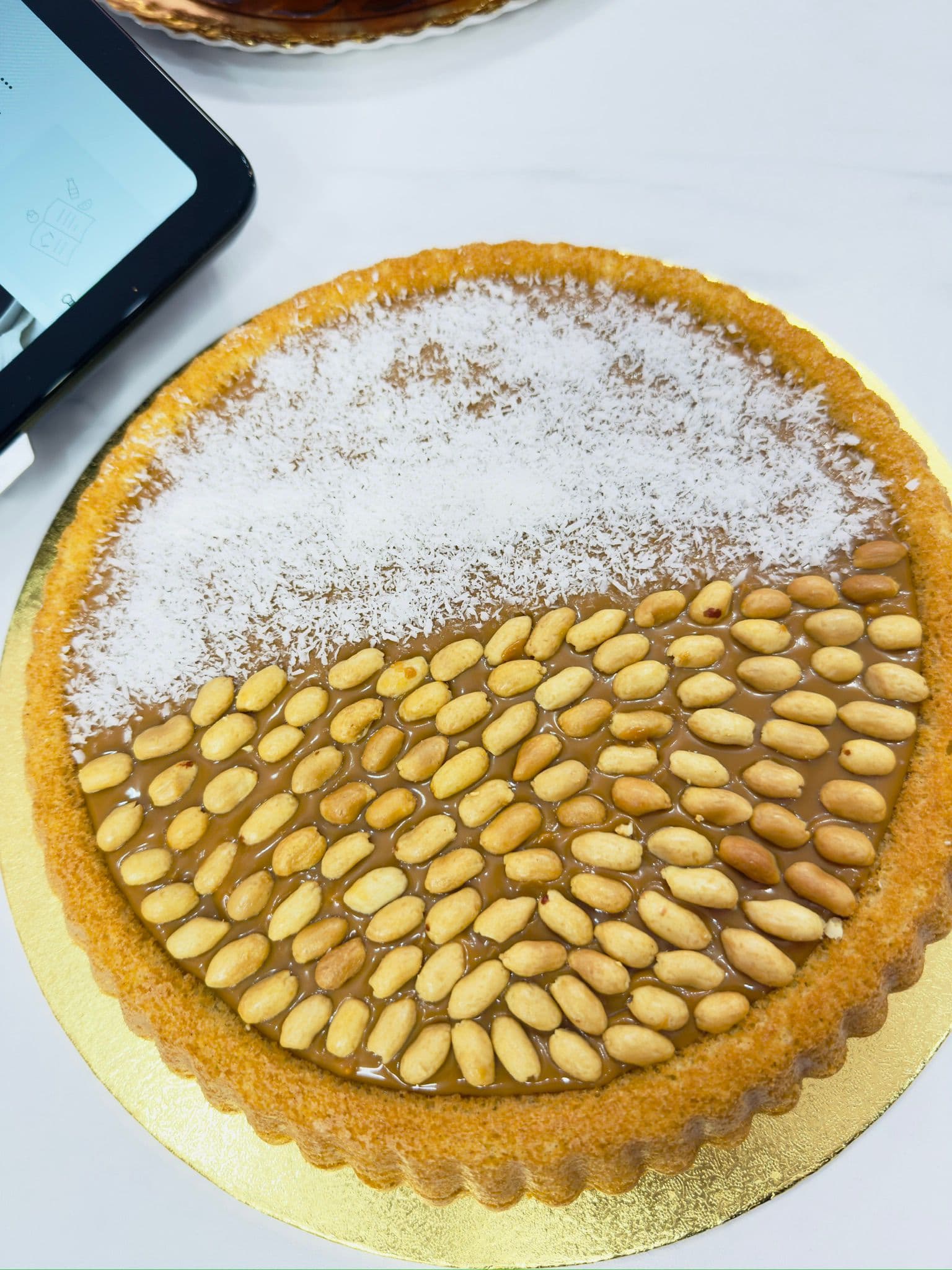 Tarte à la Cacahuète et Dulce de Leche