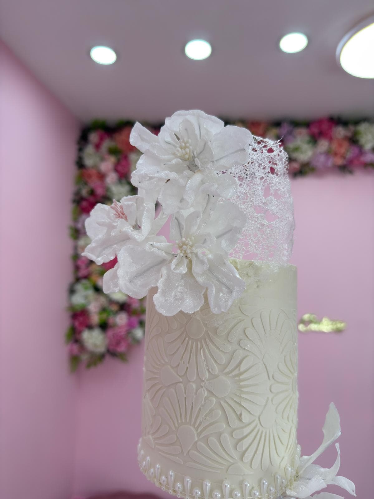 Flores feito à mão