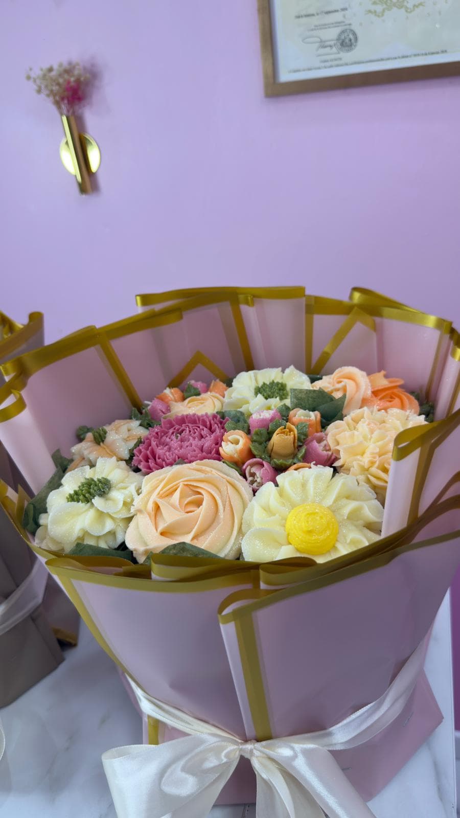 Buquê de Cupcakes Premium